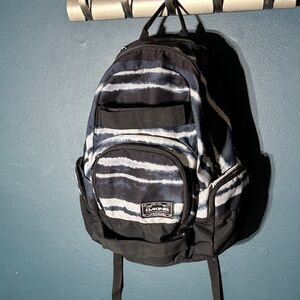 Dakine Men's Backpack with Black and Blue Pattern